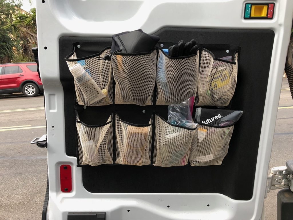 Rear Door Storage